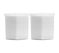 PACKOVE 2 Boxes Lash Extensions Glue Wipes Cotton Pads Nail Clean Wipe Non-Woven Fabric Skin Friendly Prevents Bottle Clogging for Nail Beauty Salon Or Vacation Use