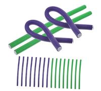 PACKOVE 2 Packs Heatless Curling Rods for Long Hair Flexible Foam Rollers Hair Curlers Lightweight and Easy to Use Styling Tool Random Colors Random Color