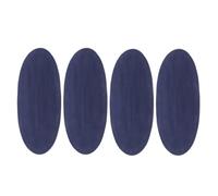 PACKOVE 2 Pair Oval Blue Elbow Patches with Suede Backing for Sweaters and Jackets, Sewing Repair Patches for Clothes, DIY Craft Appliques for Sleeve and Elbow Mending