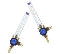 PACKOVE 2 Pcs Argon Regulator and Carbon Dioxide Flowmeter Gauge, Portable Argon Flow Meter for Industrial Gas Measurement and Welding Applications