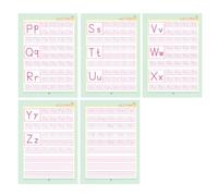 PACKOVE 2 Pcs English Groove Copybook English Writing Practice Book A4 Paper Material Calligraphy Learning Handwriting Practice for Students