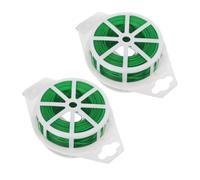PACKOVE 2 Rolls Garden Flexible Wire Ties for Plants with Pvc and Iron Material, 200 Metres Long Roll, for Securing Shrubs and Climbing Vines, Versatile Plant Fixing Tool for Gardening