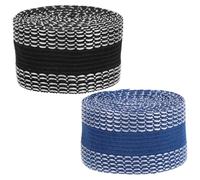 PACKOVE 2 Rolls Self-adhesive Hemming Tape for Trousers, Peel and Stick Fabric Tape with Polyester Material and Hot Melt Adhesive, Easy Application for No-sew Clothing Repairs