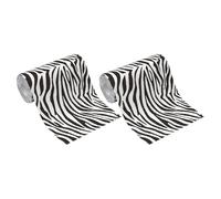 PACKOVE 2 Rolls Zebra Print Paper Towels for Kitchen and Bathroom, Thickened Singlehanded Use Hand Napkins with Distinctive Animal Print Design, for Hotels, Restaurants, and Festive Decor