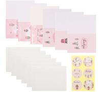 PACKOVE 2 Sets of Floral Sympathy Thank You Cards 12pcs Pack with Cactus Design 6 Sets Per Pack Greeting Cards for Funeral and Holiday Wishes
