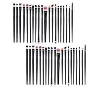 PACKOVE 2 Sets Portable Eye Makeup Brushes Assorted Travel Make up Brush Kit for Professional Eye Shadow Application for Women Home Salon Use