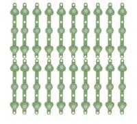 PACKOVE 20 Pairs Corsage Magnets Magnetic Boutonniere Clips Brooches Green Plastic Fine Workmanship Sturdy for Handmade High-grade Corsages DIY Time
