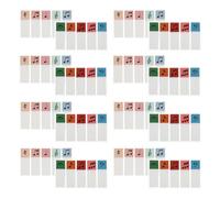 PACKOVE 20 Sets Transparent Music Note Sticky Index Tabs, Writable and Repositionable Page Markers for Notebooks and Documents, Deep and Soft Tone Note Flags for Office and School Use