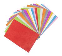 PACKOVE 20 Sheets A4 Glitter Design Adhesive Foam Paper for Crafts, Practical Decorative Sponge Sheets for Home and Wedding Performance Decoration Random Color