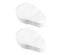 PACKOVE 200pcs Comfortable Ultra-thin Eye Pads Made of Plant Material Convenient Mango-shaped Eye Patches for Suitable for Outdoor Travel and Hotel Use