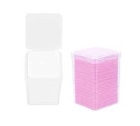 PACKOVE 200Pcs Eyelash Glue Removing Pads Practical Salon Supply for Wiping Glue Bottles Prevent Clogging Convenient Travel Safe for and Eyelashes for Friends