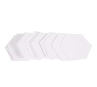 PACKOVE 200pcs Quilting Sewing Paper Templates for Patchwork and Embroidery Easy to Use Paper Piecing Molds for Clothes and Other Objects Portable DIY Craft Supplies