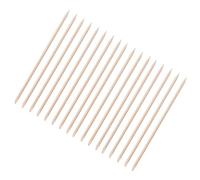 PACKOVE 200pcs Wooden Manicure Sticks Double End Cuticle Cleaner Dead Skin Remover Nail Art Tools for Home Salon Use Lightweight Easy to Carry
