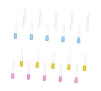 PACKOVE 20pcs Boy Girl's Dropper Pipettes of Silicone Liquid Droppers Safe Pp Material Random Color