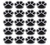 PACKOVE 20pcs Embroidered Dog Paw Cloth Patches Sew-on Garment Accessories Decorative Stickers for Clothing and Crafts