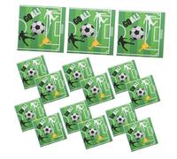 PACKOVE 20pcs Soccer Party Printed Napkins Reusable Napkins for Football Themed Events Birthday Celebrations and Sports Gatherings Strong Absorbency and Soft Texture for Comfortable Dining