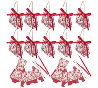 PACKOVE 20pcs Wedding Favor Boxes Floral Candy Treat Box with Handle Small Burgundy Cardboard and Polyester Ribbon Decor for Birthday Party and Wedding