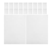 PACKOVE 20sheets Braille Writing Paper for Blind Students Portable Practice Sheets for Braille Learning Supplies Comfortable Tactile Paper for Education and Transcription