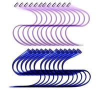 PACKOVE 24Pcs Seamless Clip Hair Extensions for Straight Styles One Piece Hairpieces Gem Purple for Parties Festivals Daily Wear