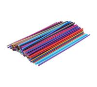 PACKOVE 260pcs P ilament Refills for 3D Printing Pen, 2.5mm X 15cm Low Temperature Filament in Assorted Colors with Vivid Colour Variety and Stable Storage for Creative Random Color