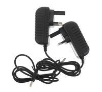 PACKOVE 2pcs 3D Pen Charger Accessory Kit 3D Pen Charger Adapter with Quick Charging Capabilities Compact Design Black Plastic and Metal for Creative Workshops and School Use