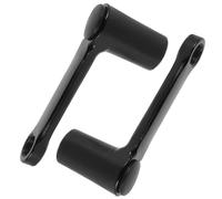 PACKOVE 2Pcs Aluminium Crank Arm Replacement for Mountain Bikes with Extended Pedal Foot Lever Suitable for Cross-Country Cycling and Standard Bike Cranksets