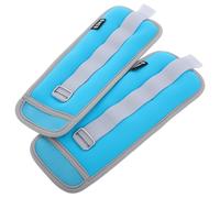 PACKOVE 2pcs Ankle Wrist Weights for Men and Women, Multi-function Strength Training Equipment Comfortable Nylon and Neoprene Material, 0.5 Kg Iron Sand Filling, Prevents Slipping