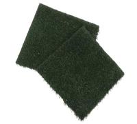 PACKOVE 2pcs Artificial Grass Dog Pee Pad for Cats and Dogs with Natural Feel Surface and Noise Minimizing Plastic Material, Reusable Training Potty Pad Suitable for Balcony and Patio Use