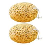 PACKOVE 2pcs Bath Sponges for Shower with Rich Foaming and Lanyard Design Polymeric Sponge Body Simple in Design and Practical for Christmas and Showers
