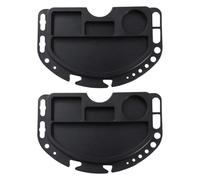 PACKOVE 2pcs Bike Repair Tools Tray Pallet Mountable Bike Maintenance Workstand Repair Pallet with PC Tray for Bicycle Workshop and Cycling Equipment Storage