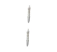 PACKOVE 2pcs Buddha Necklace Charm Tibetan Style Bone Ornaments for Diy Caveman Necklace Religious Pendant