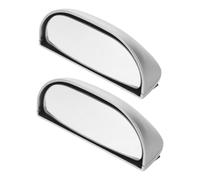 PACKOVE 2pcs Car Blind Spot Mirrors Silver with 360° Adjustable Wide Angle Auxiliary Rearview for Suvs Trucks Side Mirror Safety Enhancement