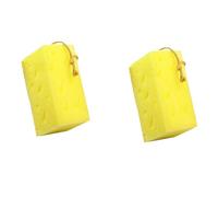 PACKOVE 2pcs Car Wash Sponge Cleaning Car Wheel Honeycomb Sponge for Home Kitchen Bathroom Tire Cleaning