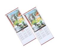 PACKOVE 2pcs Chinese Scroll Calendar 2026 Horse Year High Definition Printing Decorative Piece Monthly Planner Paper Scrolls Design Celebrating The Chinese New Year Home Spring Festival