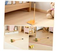 PACKOVE 2Pcs Cleaning Mini Broom and Dustpan Set with Tiger Pattern Friendly Grip and Ergonomic Design Develops Self Care Skills for Boys and Creative Pretend Play Kit for Early Learning