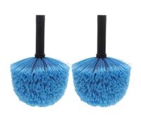 PACKOVE 2Pcs Cobweb Duster Brush Head Replacement Spider Web Brush Heads Outdoor Spider Brush Webster Cobweb Duster Outdoor Spiderweb Brush Head