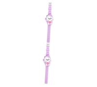 PACKOVE 2pcs Creative Clamshell Touch Screen Watch for Boys and Girls Lightweight and Comfortable Led Digital Watch for Boy Girl Purple for Young Explorers