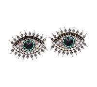 PACKOVE 2pcs Cute Pin Evil Eye Brooch Pin Rhinestone Lapel Women Fashion Decor Scarf