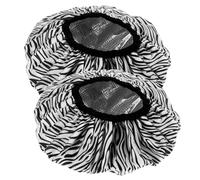PACKOVE 2pcs Deep Conditioning Hair Caps Tin Foil Caps Double-layer Eva Tinfoil Material Anti-static Prevents Frizz Stylish Long Hair Use for Treatments