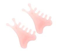 PACKOVE 2pcs Detox Scalp Cleaning Comb Gua Sha Brush for Hair Growth Indian Head Massage Tool for Men Women Portable Massage Hair Comb for Head Neck Eye Body Relaxation