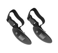 PACKOVE 2pcs Digital Luggage Scale Capacity Handheld Portable Electronic Suitcase Weigher for Accurate Bag and Package Weight Measurement
