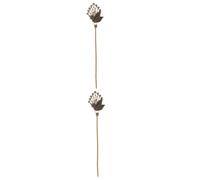 PACKOVE 2pcs Draw Tool Vintage Copper Unclogging Needle Chic Design for Smokers Present for Friends and Family