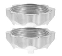 PACKOVE 2pcs Electric Meat Grinder Nut Replacement with Angle Fastening Nut 8cm Diameter Meat Grinder Compatible with Multiple Mincer Models for Kitchen Appliance Maintenance