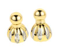 PACKOVE 2pcs Elegant Glass Perfume Bottles Travel Bottles Roller Ball for Essential Oils Leakproof Scent Containers