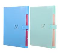 PACKOVE 2pcs Expanding File Folder Organizer with Multi-Layer Design for Organizing Documents, Lightweight Abs Material Office Folder Holder Suitable for Home and On-the-go Use