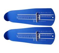 PACKOVE 2pcs Foot Measuring Gauge Shoe Size Ruler US Size Foot Sizer Measuring Device for Adults Blue for Accurate Shoe Fit