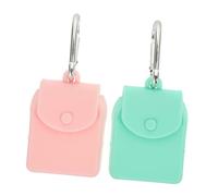 PACKOVE 2Pcs Hand Held Silicone Coin Purse with Hook Change Pouch Durable Storage Wallet for Daily Use Travel and Shopping