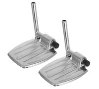 PACKOVE 2Pcs Heavy Duty Wheelchair Footrests Replaceable Stable Leg Rests Elevating Wheelchair Pedals for Convenient Use and Support