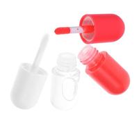 PACKOVE 2pcs Hydrating Lip Plumping Oil Moisturizing Lip Care with Strawberry Mint Flavors Non Stick Formula for All Skin Types