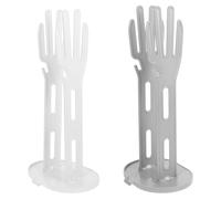 PACKOVE 2pcs Kitchen Towel Holder Drying Stand Plastic Multi-Purpose Quick Drying Stylish Glove Storage Rack for Kitchen Sink and Desk